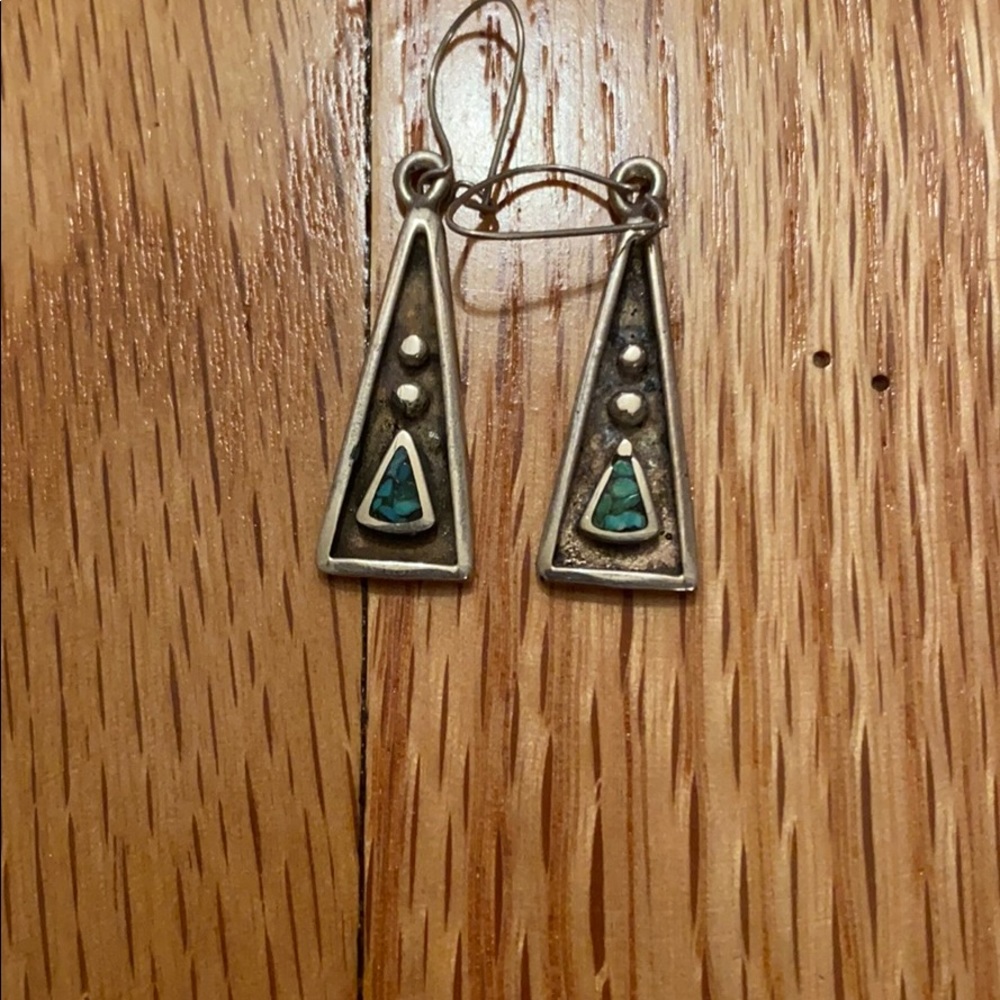 Sterling Silver and Turquoise Earrings